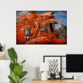 Hubschrauber für die Küstenwache Poster (Heimbüro)