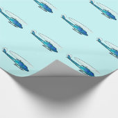 Hubschrauber Geschenkpapier (Ecke)
