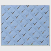 Hubschrauber Geschenkpapier (Flach)