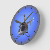 Hubschrauber-Hubschrauber-Hubschrauber-Uhrengesche Runde Wanduhr (Winkel)