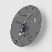 Hubschrauber-Hubschrauber-Hubschrauber-Uhrengesche Runde Wanduhr (Winkel)