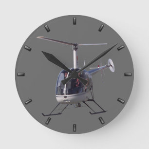 Hubschrauber-Hubschrauber-Hubschrauber-Uhrengesche Runde Wanduhr