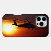 Hubschrauber iPhone hülle (Rückseite (Horizontal))