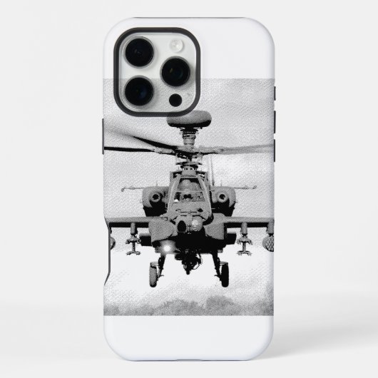 Hubschrauber iPhone Hülle (Rückseite)