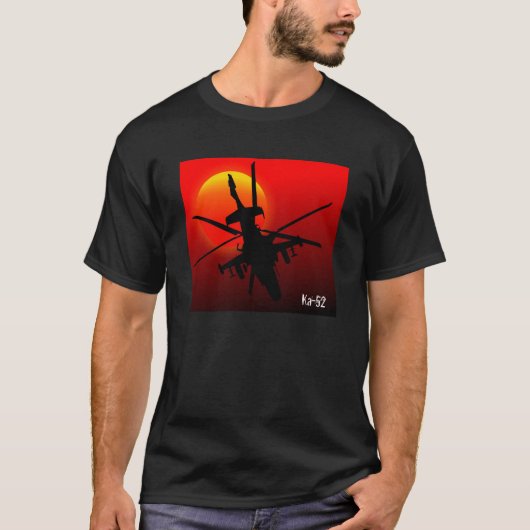 Hubschrauber Ka-52 T-Shirt (Vorderseite)