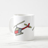 Hubschrauber Kaffeetasse (Vorderseite Links)