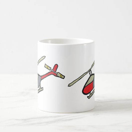 Hubschrauber Kaffeetasse (Mittel)