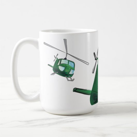 Hubschrauber Kaffeetasse (Links)