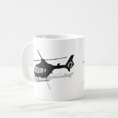 Hubschrauber Kaffeetasse (Vorderseite Links)