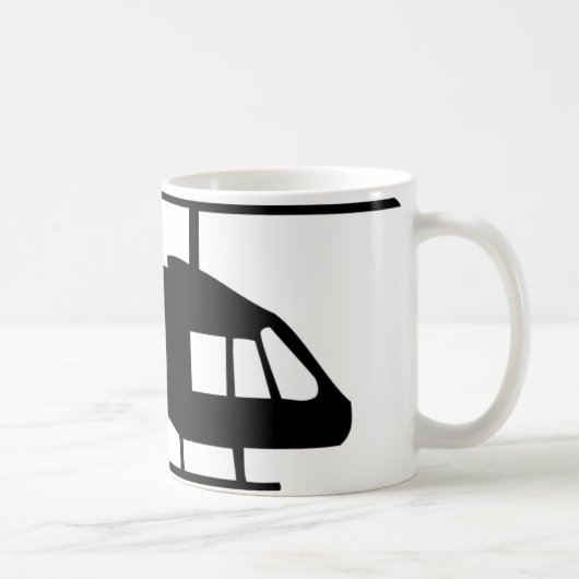 Hubschrauber Kaffeetasse (Rechts)