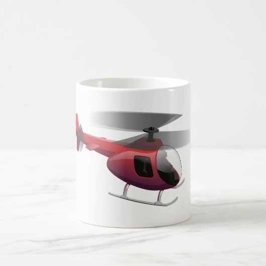 Hubschrauber Kaffeetasse (Mittel)