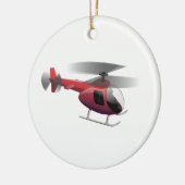 Hubschrauber Keramikornament (Links)