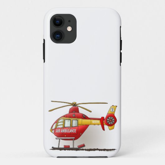 Hubschrauber-Krankenwagen Case-Mate iPhone Hülle (Rückseite)