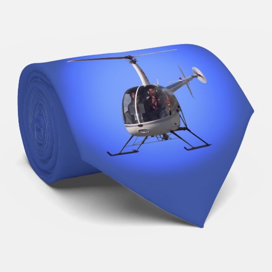 Hubschrauber-Krawatte Stilvolle Flying Chopper Nec Krawatte (Gerollt)