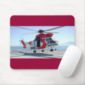 Hubschrauber-Landeplatz Mousepad (Mit Mouse)