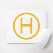 Hubschrauber-Landeplatz Mousepad (Mit Mouse)