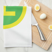 Hubschrauber-Landeplatz Zeichen Handtuch (Viertel Falte)