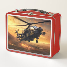 Hubschrauber Metall Brotdose