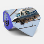 Hubschrauber mit Golfclubs Krawatte (Gerollt)