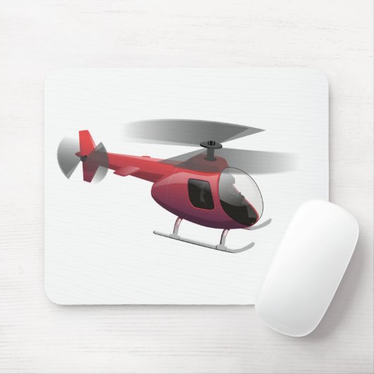 Hubschrauber Mousepad (Mit Mouse)