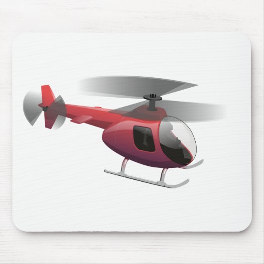 Hubschrauber Mousepad (Vorne)
