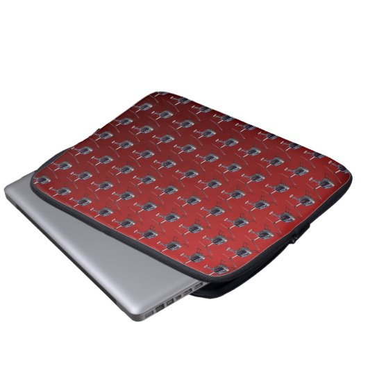 Hubschrauber-Notebook-Sieb Hubschrauber Tablet-Hül Laptopschutzhülle (Vorne Knopf)