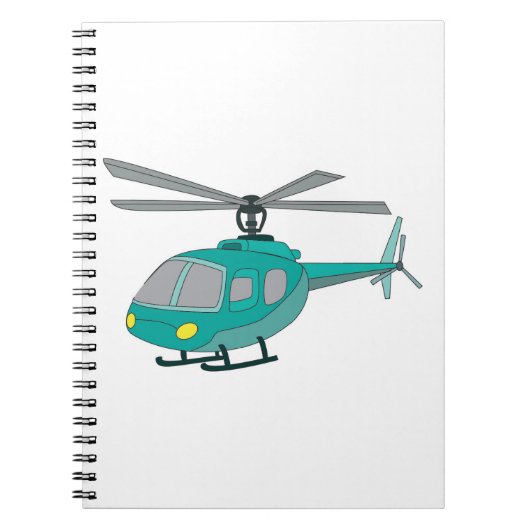 Hubschrauber Notizblock (Vorderseite)