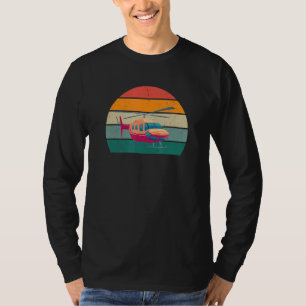 Hubschrauber Pilot Rotor Fying Aviator Drehscheibe T-Shirt