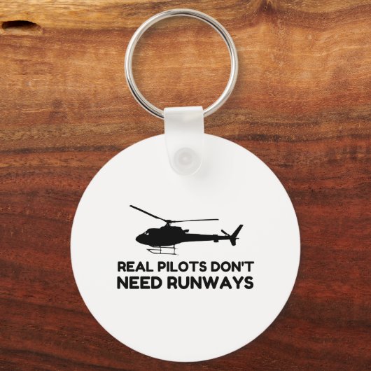 Hubschrauber PILOT RUNWAYS Schlüsselanhänger (Vorderseite)