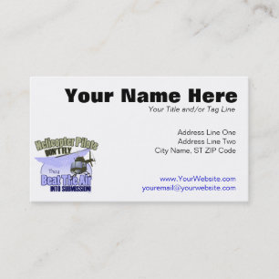 Hubschrauber-Piloten fliegen nicht… [OH-58] Visitenkarte