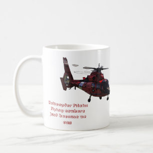 Hubschrauber-Piloten: Nirgendwo fliegen Kaffeetasse