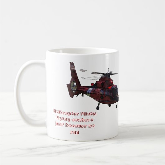 Hubschrauber-Piloten: Nirgendwo fliegen Kaffeetasse (Links)