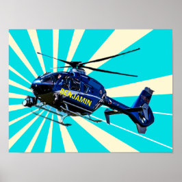 Hubschrauber Poster