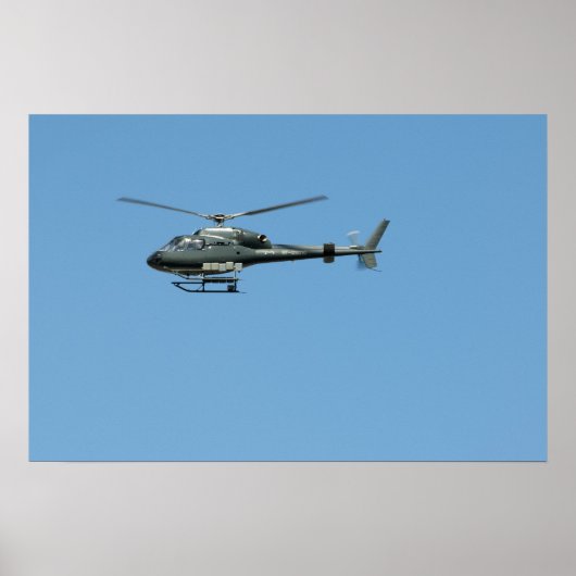 Hubschrauber Poster (Vorne)
