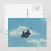 Hubschrauber Postkarte (Vorne/Hinten)