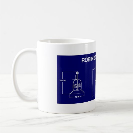 Hubschrauber R22 Kaffeetasse (Links)