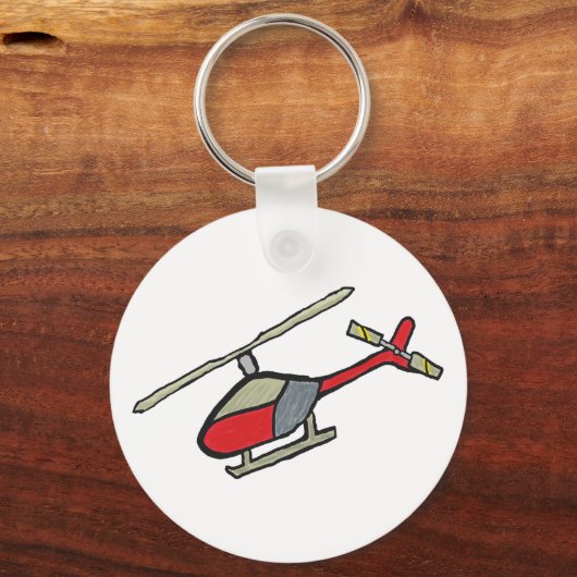 Hubschrauber Schlüsselanhänger (Rückseite)