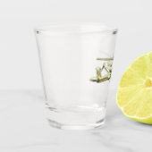 Hubschrauber Schnapsglas (Links)