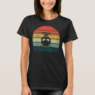 Hubschrauber-Shirts im Vintage-Retro-Stil für Pilo T-Shirt