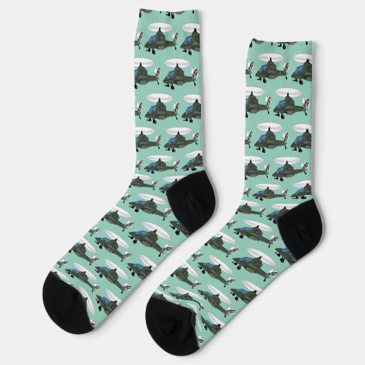 HUBSCHRAUBER SOCKEN (Linkes Detail)