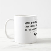 Hubschrauber-Tasse mit Zitat Kaffeetasse (Links)
