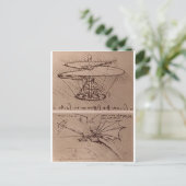 Hubschrauber und Hubschrauber Postkarte (Stehend Vorderseite)