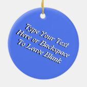 Hubschrauber-Verzierungs-personalisierter Chopper Keramik Ornament (Hinten)