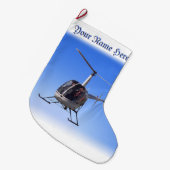 Hubschrauber Weihnachtsbaum Strumpf Hubschrauber S Großer Weihnachtsstrumpf (Vorderansicht (hängend))