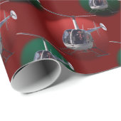 Hubschrauber-Wrapping Paper Chopper Weihnachtspapi Geschenkpapier (Rolleneckpunkt)