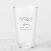 Hubschrauberabgabe Glas (Rückseite)