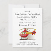 Hubschrauberambulanz Einladung (Rückseite)