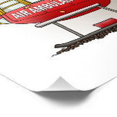 Hubschrauberambulanz Fotodruck (Ecke)