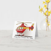 Hubschrauberambulanzkarte Karte (Gelbe Blume)