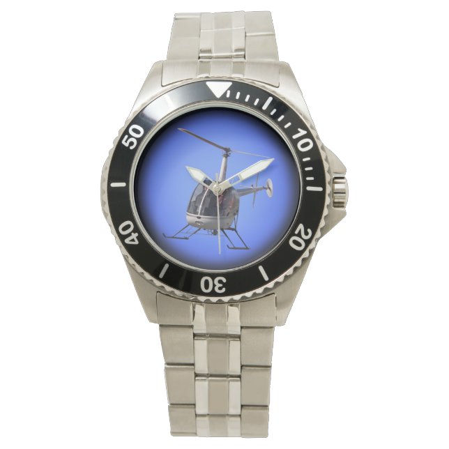 Hubschrauberbeobachter Cool Flug Helikopter Armban Armbanduhr (Vorderseite)